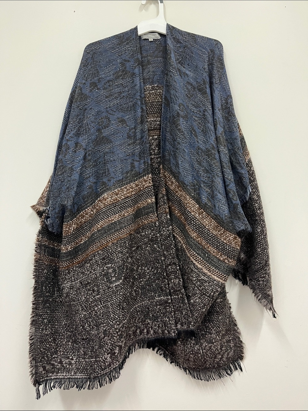 World Market wool blend one size shawl